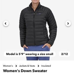 Patagonia Women's Down Jacket Size M
